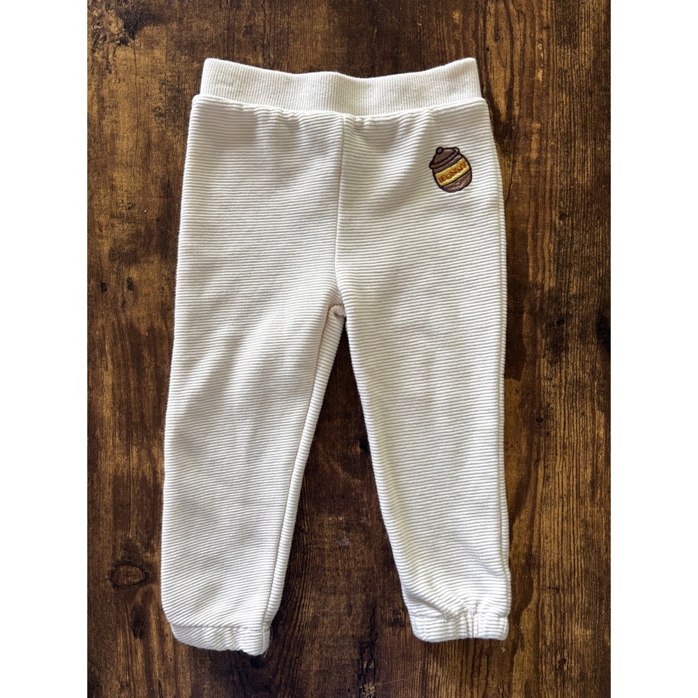 Disney Baby Winnie the Pooh Hunny Pot Ribbed Joggers Beige 24M